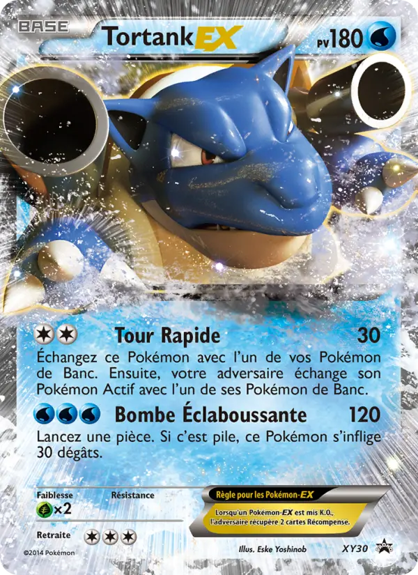 Tortank EX — carte XY30 de l’extension Promo XY