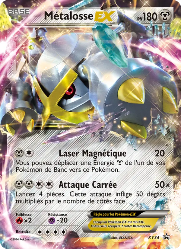 Métalosse EX — carte XY34 de l’extension Promo XY
