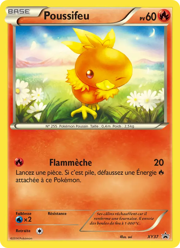 Poussifeu — carte XY37 de l’extension Promo XY