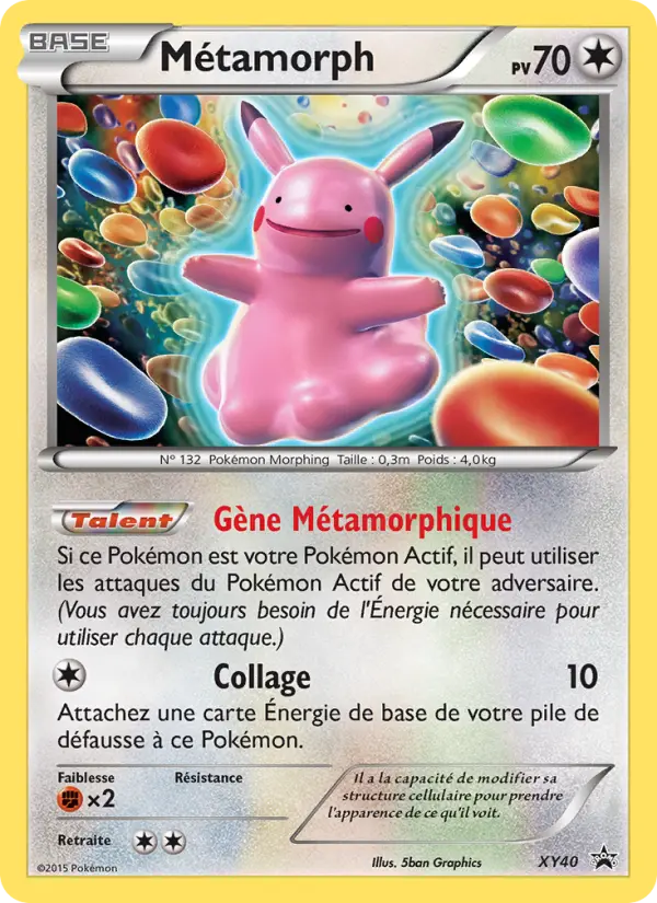 Métamorph — carte XY40 de l’extension Promo XY