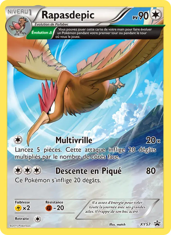 Rapasdepic — carte XY57 de l’extension Promo XY