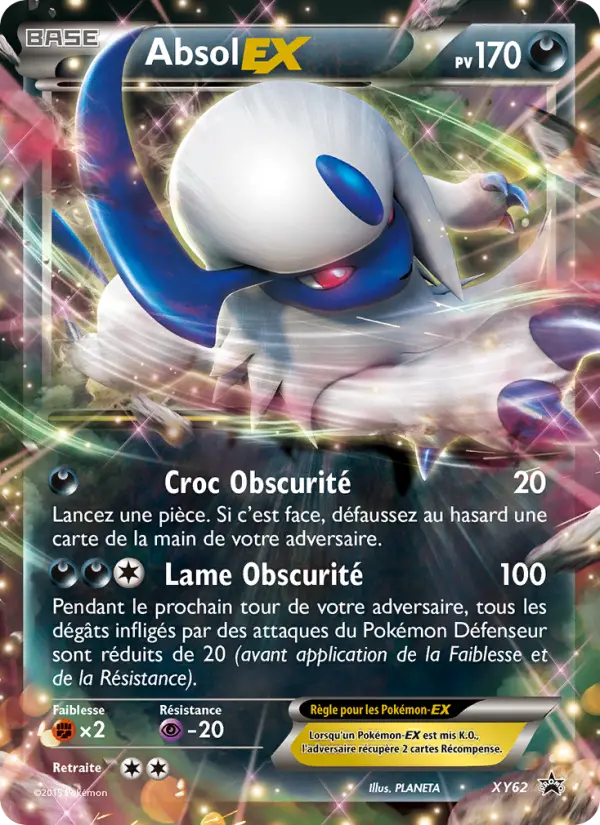 Absol EX — carte XY62 de l’extension Promo XY