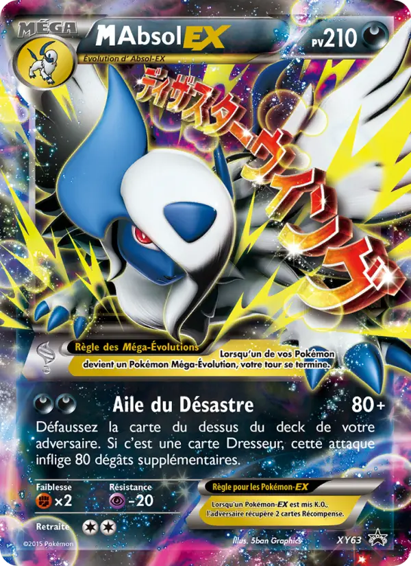 M Absol EX — carte XY63 de l’extension Promo XY