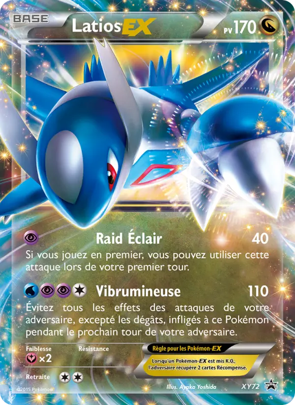 Latios EX — carte XY72 de l’extension Promo XY