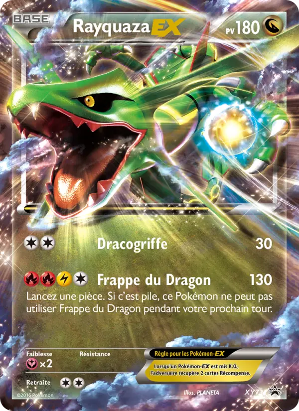 Rayquaza EX — carte XY73 de l’extension Promo XY