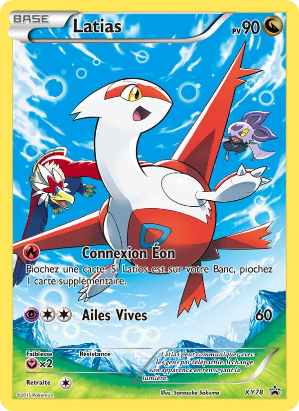 Latias — carte XY78 de l’extension Promo XY