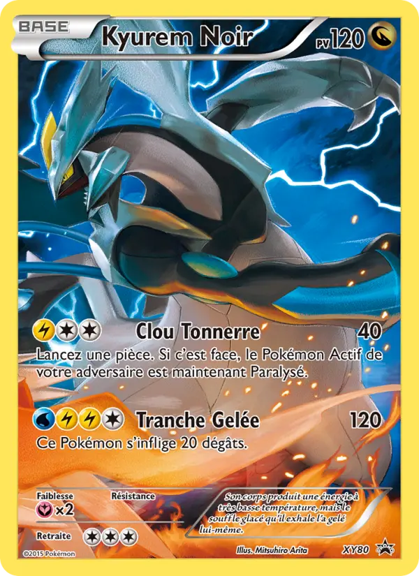 Kyurem Noir — carte XY80 de l’extension Promo XY