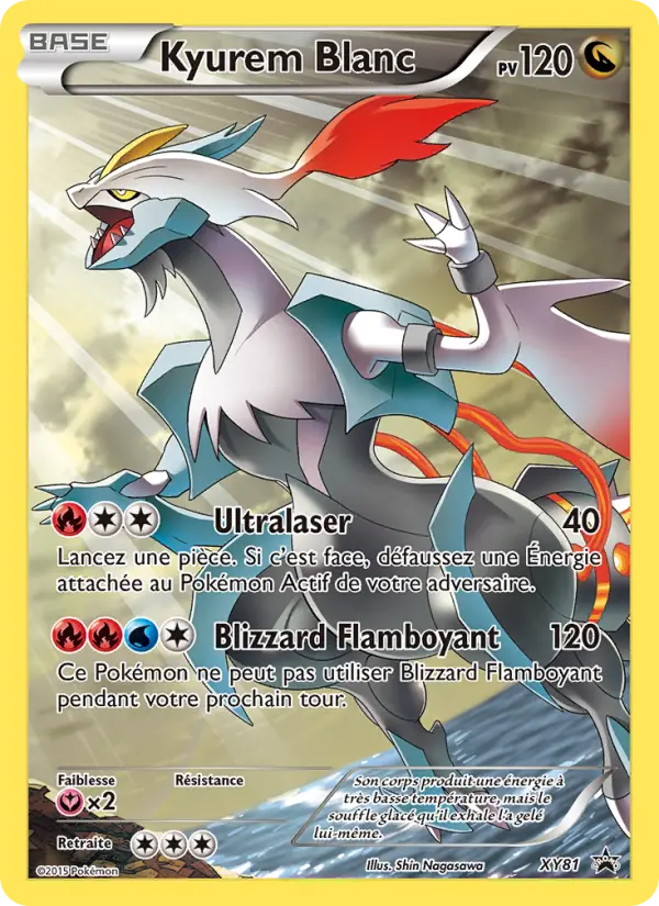 Kyurem Blanc — carte XY81 de l’extension Promo XY