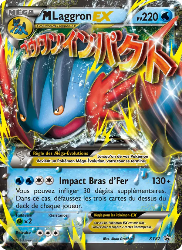 M Laggron EX — carte XY87 de l’extension Promo XY