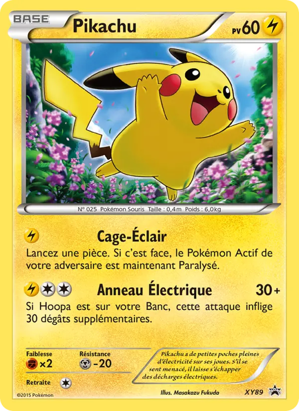 Pikachu — carte XY89 de l’extension Promo XY