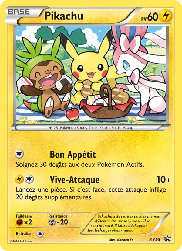 Pikachu — carte XY95 de l’extension Promo XY