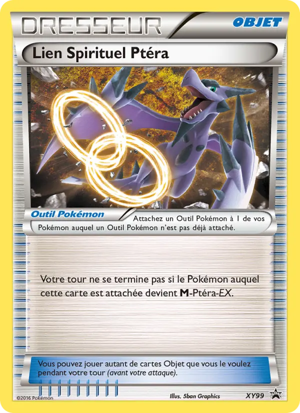 Lien Spirituel Ptéra — carte XY99 de l’extension Promo XY