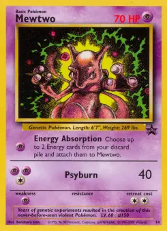 Mewtwo — carte 14 de l’extension Wizards Black Star Promos