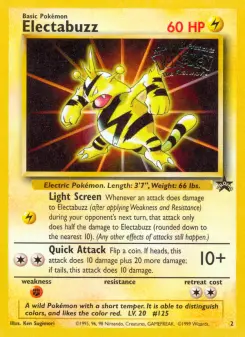 Electabuzz — carte 2 de l’extension Wizards Black Star Promos