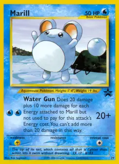 Marill — carte 29 de l’extension Wizards Black Star Promos