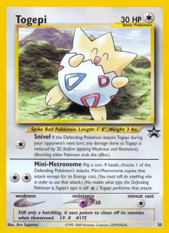 Togepi — carte 30 de l’extension Wizards Black Star Promos