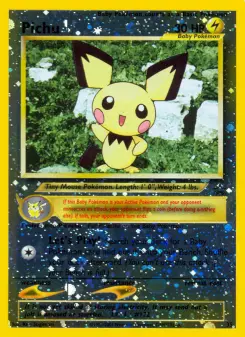 Pichu — carte 35 de l’extension Wizards Black Star Promos