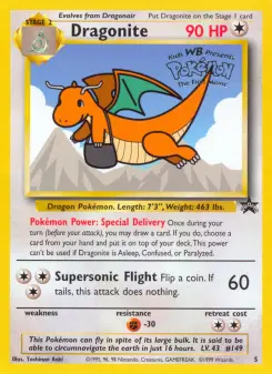 Dragonite — carte 5 de l’extension Wizards Black Star Promos