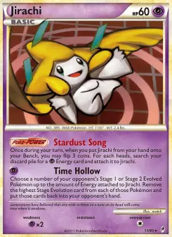 Jirachi — carte 11 de l’extension L'appel des Légendes