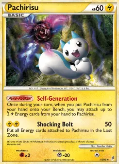 Pachirisu — carte 18 de l’extension L'appel des Légendes