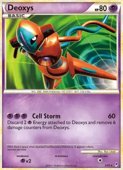 Deoxys — carte 2 de l’extension L'appel des Légendes