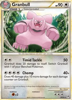 Granbull — carte 26 de l’extension L'appel des Légendes