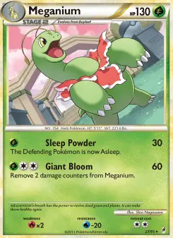 Meganium — carte 27 de l’extension L'appel des Légendes