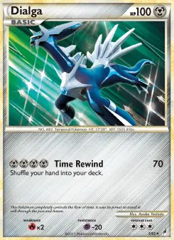 Dialga — carte 3 de l’extension L'appel des Légendes