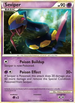 Seviper — carte 51 de l’extension L'appel des Légendes