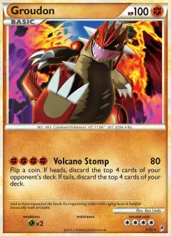 Groudon — carte 6 de l’extension L'appel des Légendes