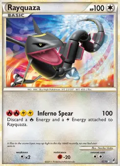 Rayquaza — carte SL10 de l’extension L'appel des Légendes