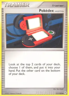 Pokédex HANDY910is — carte 111 de l’extension Diamant & Perle