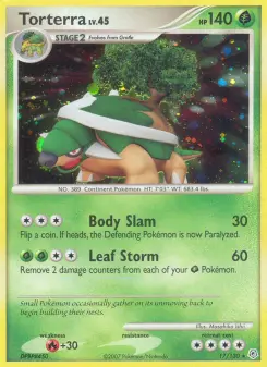 Torterra — carte 17 de l’extension Diamant & Perle