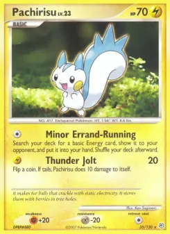 Pachirisu — carte 35 de l’extension Diamant & Perle