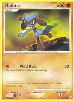 Riolu — carte 61 de l’extension Diamant & Perle