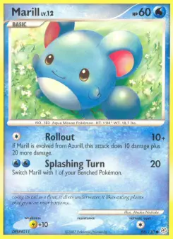 Marill — carte 88 de l’extension Diamant & Perle