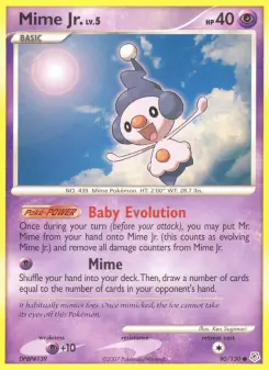 Mime Jr. — carte 90 de l’extension Diamant & Perle