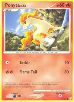 Ponyta — carte 94 de l’extension Diamant & Perle