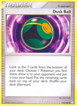 Sombre Ball — carte 110 de l’extension Trésors Mystérieux