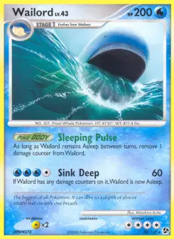 Wailord — carte 30 de l’extension Duels au Sommets