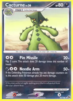 Cacturne — carte 34 de l’extension Duels au Sommets