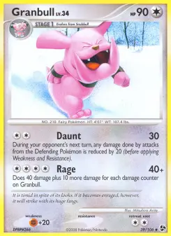 Granbull — carte 39 de l’extension Duels au Sommets
