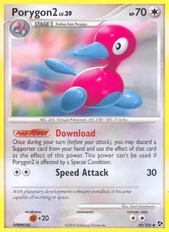 Porygon2 — carte 49 de l’extension Duels au Sommets
