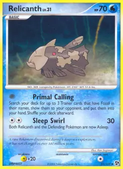 Relicanth — carte 51 de l’extension Duels au Sommets