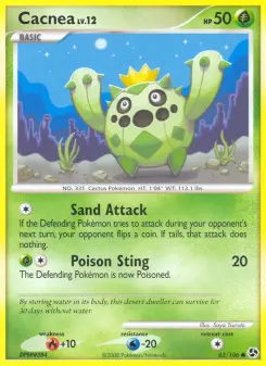 Cacnea — carte 62 de l’extension Duels au Sommets