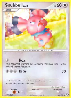 Snubbull — carte 84 de l’extension Duels au Sommets