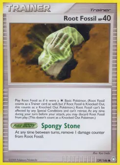 Fossile racine — carte 139 de l’extension Éveil des Légendes