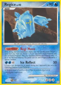 Regice — carte 36 de l’extension Éveil des Légendes