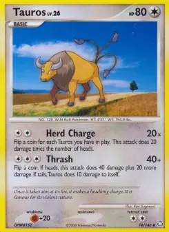 Tauros — carte 74 de l’extension Éveil des Légendes