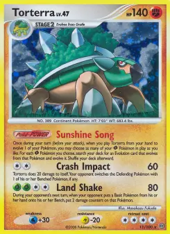 Torterra — carte 11 de l’extension Tempête